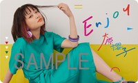大原櫻子「Enjoy」セブンネットショッピング、山野楽器、新星堂ほか購入者特典デザイン。