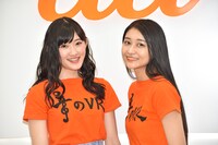 左から川村文乃、和田彩花。