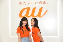左から川村文乃、和田彩花。