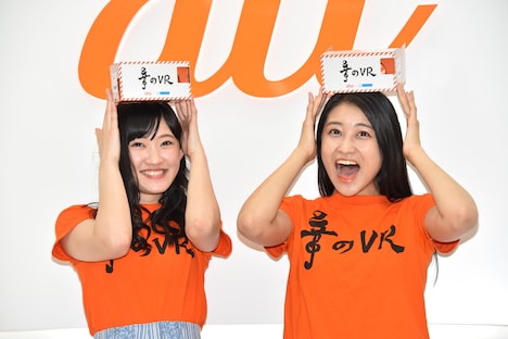 左から川村文乃、和田彩花。