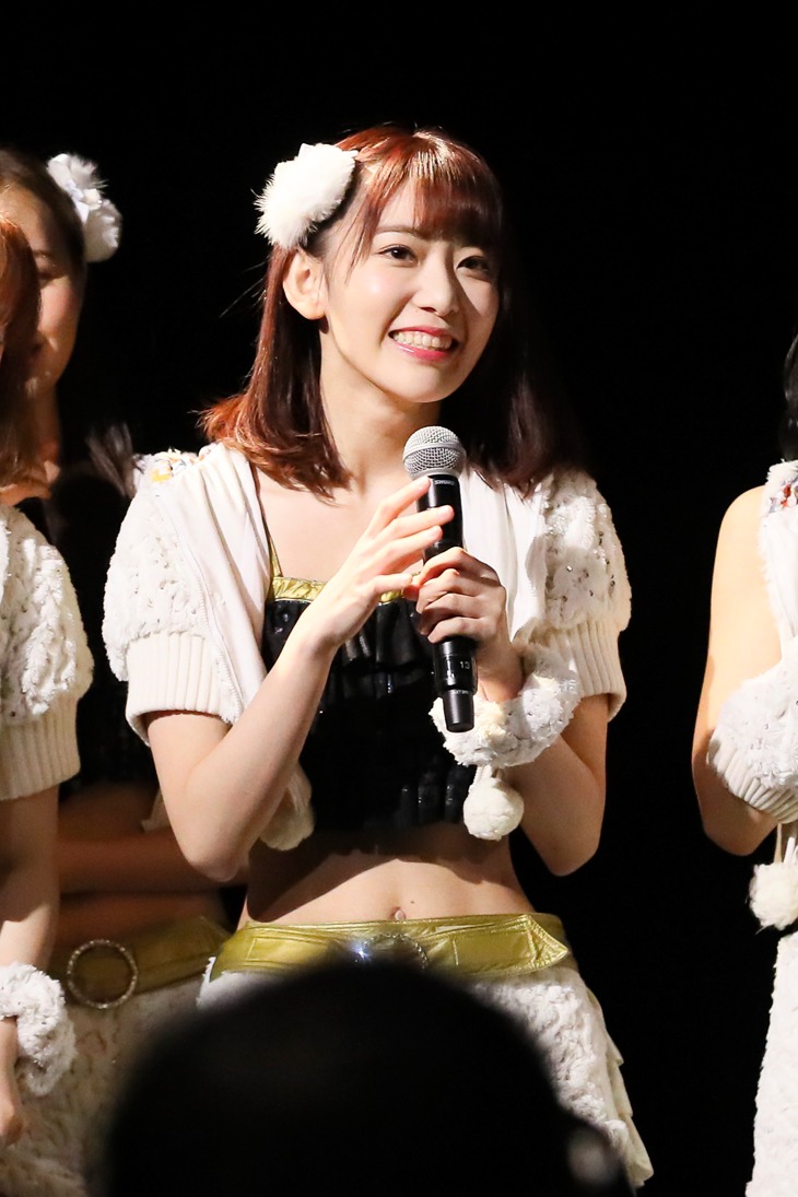 「AKB48 53rdシングル 世界選抜総選挙」速報3位を獲得した宮脇咲良（HKT48 チームKIV）。(c)AKS