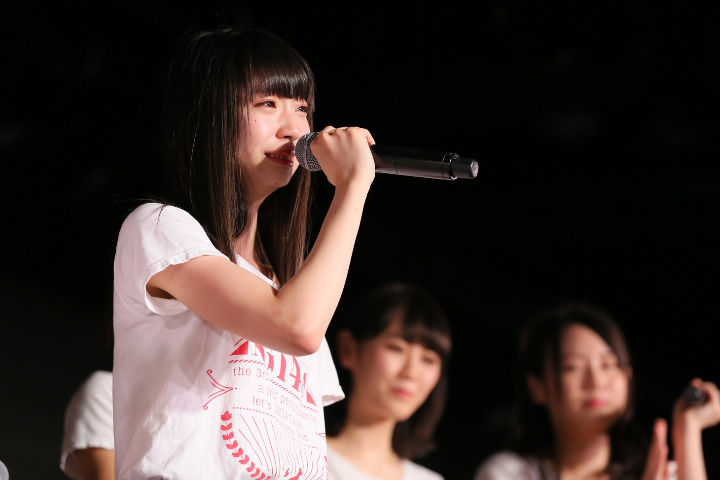 「AKB48 53rdシングル 世界選抜総選挙」速報1位を獲得した荻野由佳（NGT48 チームNIII）。(c)AKS