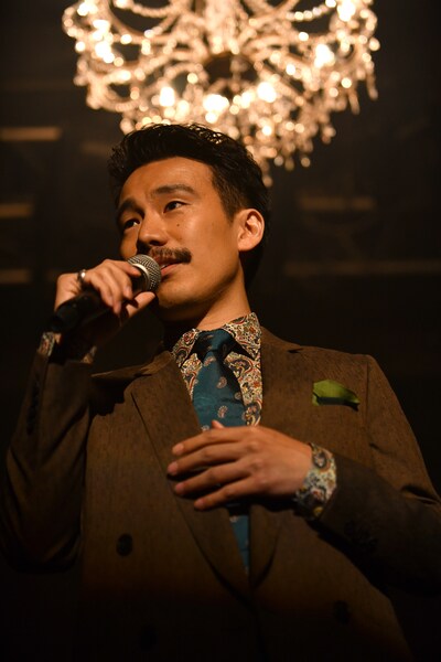 「清 竜人 新曲発表会」の様子。