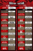 「DEAD POP FESTiVAL 2018」タイムテーブル