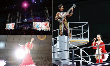 DREAMS COME TRUE「かんぽ生命 Presents DREAMS COME TRUE CONCERT TOUR 2017 / 2018 THE DREAM QUEST」の様子。