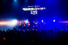 きゃりーぱみゅぱみゅのライブの様子。