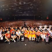 晴チーム勝利!アミュフェスでPerfume、ポルノらが白熱の雨男晴女対決