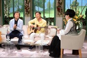 左から南佳孝、杉山清貴、黒柳徹子。(c)テレビ朝日