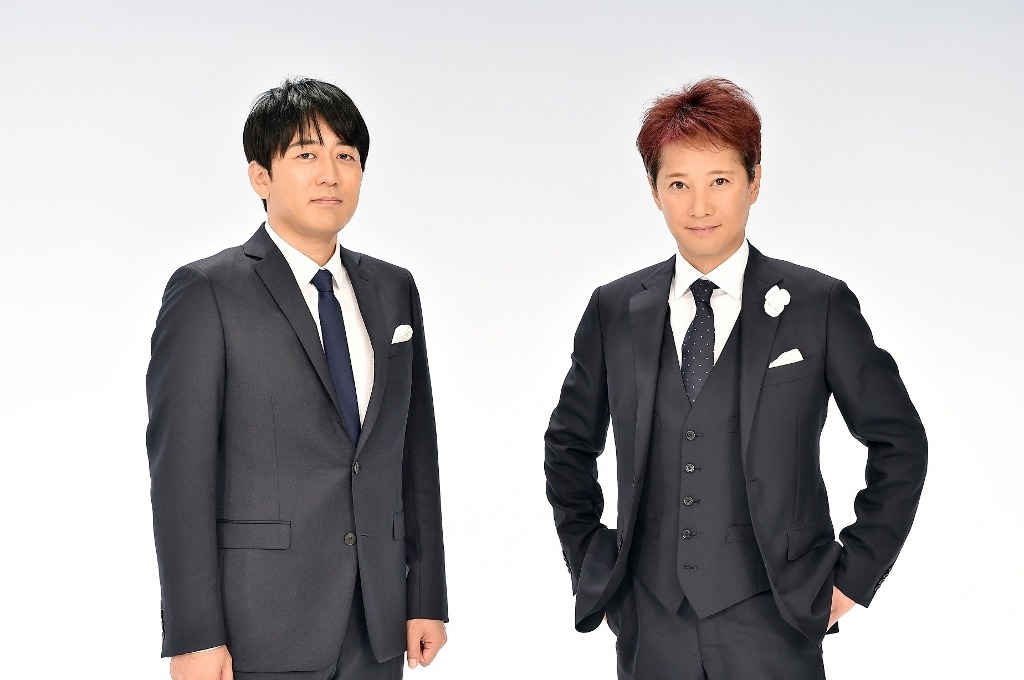 安住紳一郎アナウンサーと中居正広。