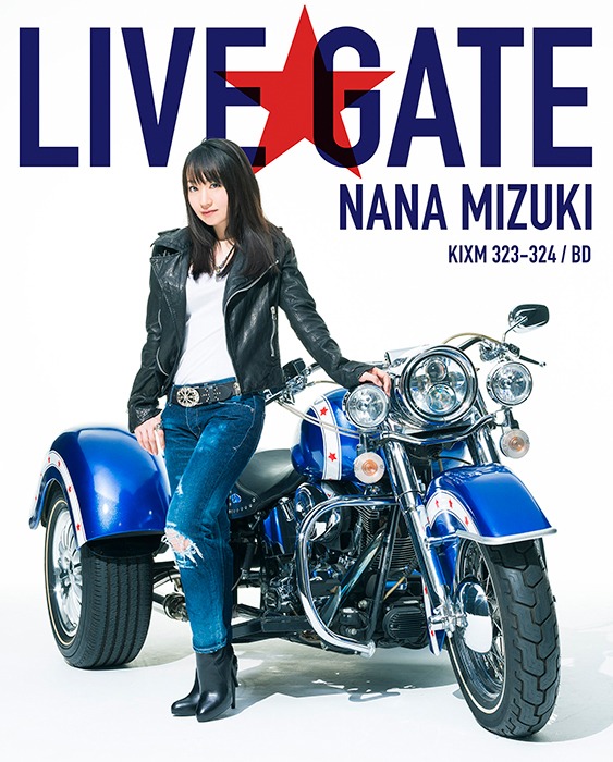 水樹奈々「NANA MIZUKI LIVE GATE」Blu-ray盤ジャケット