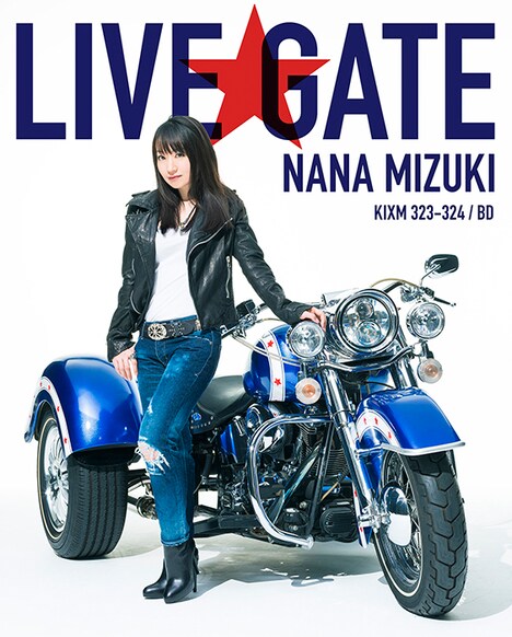 水樹奈々「NANA MIZUKI LIVE GATE」Blu-ray盤ジャケット