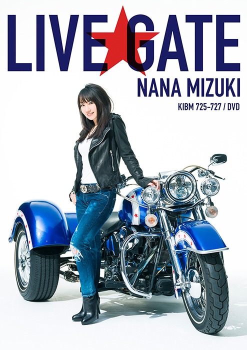 水樹奈々「NANA MIZUKI LIVE GATE」DVD盤ジャケット