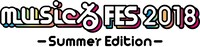 「musicるFES2018 - Summer Edition -」ロゴ