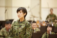 陸上自衛隊中部方面音楽隊「いのちの音」ミュージックビデオ撮影の様子。