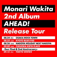 脇田もなり「2ndアルバム『AHEAD!』リリース・ツアー」告知画像