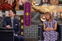 有吉弘行とCrystal Kay。(c)日本テレビ