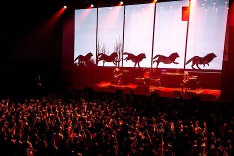 MAN WITH A MISSION「SOUND & VISION X Presents MAN WITH A MISSION "Chasing the Horizon" Special Live」の様子。（Photo by Daisuke Sakai[FYD Inc.]）