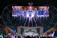 Aqours「ラブライブ！サンシャイン!! Aqours 3rd LoveLive! Tour ～WONDERFUL STORIES～」埼玉・メットライフドーム公演の様子。