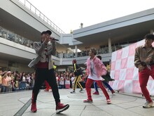 DA PUMP「U.S.A.」リリース記念イベントの様子。（写真提供：エイベックス・エンタテインメント）
