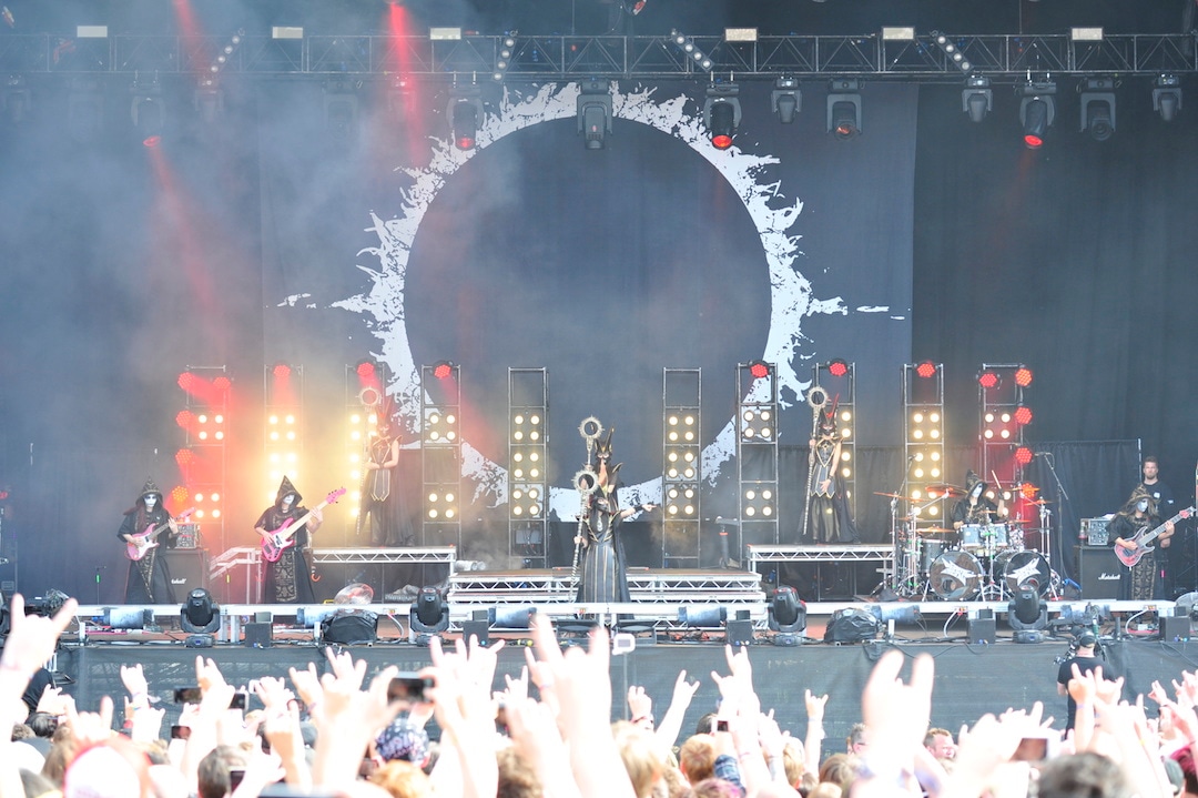 「Download Festival 2018」に出演したBABYMETAL。 (c) Amuse Inc. Photos by Enda Madden
