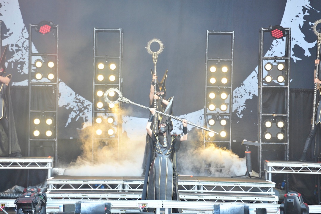 「Download Festival 2018」に出演したBABYMETAL。 (c) Amuse Inc. Photos by Enda Madden