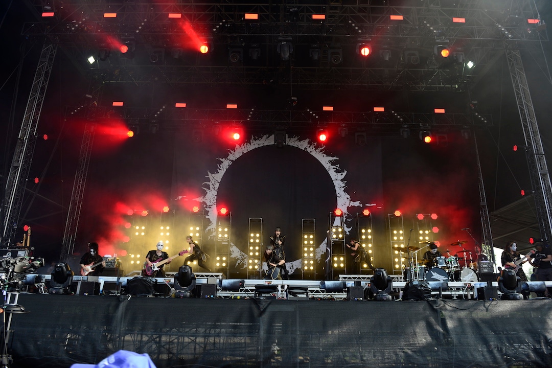 「Download Festival 2018」に出演したBABYMETAL。 (c) Amuse Inc. Photos by Enda Madden