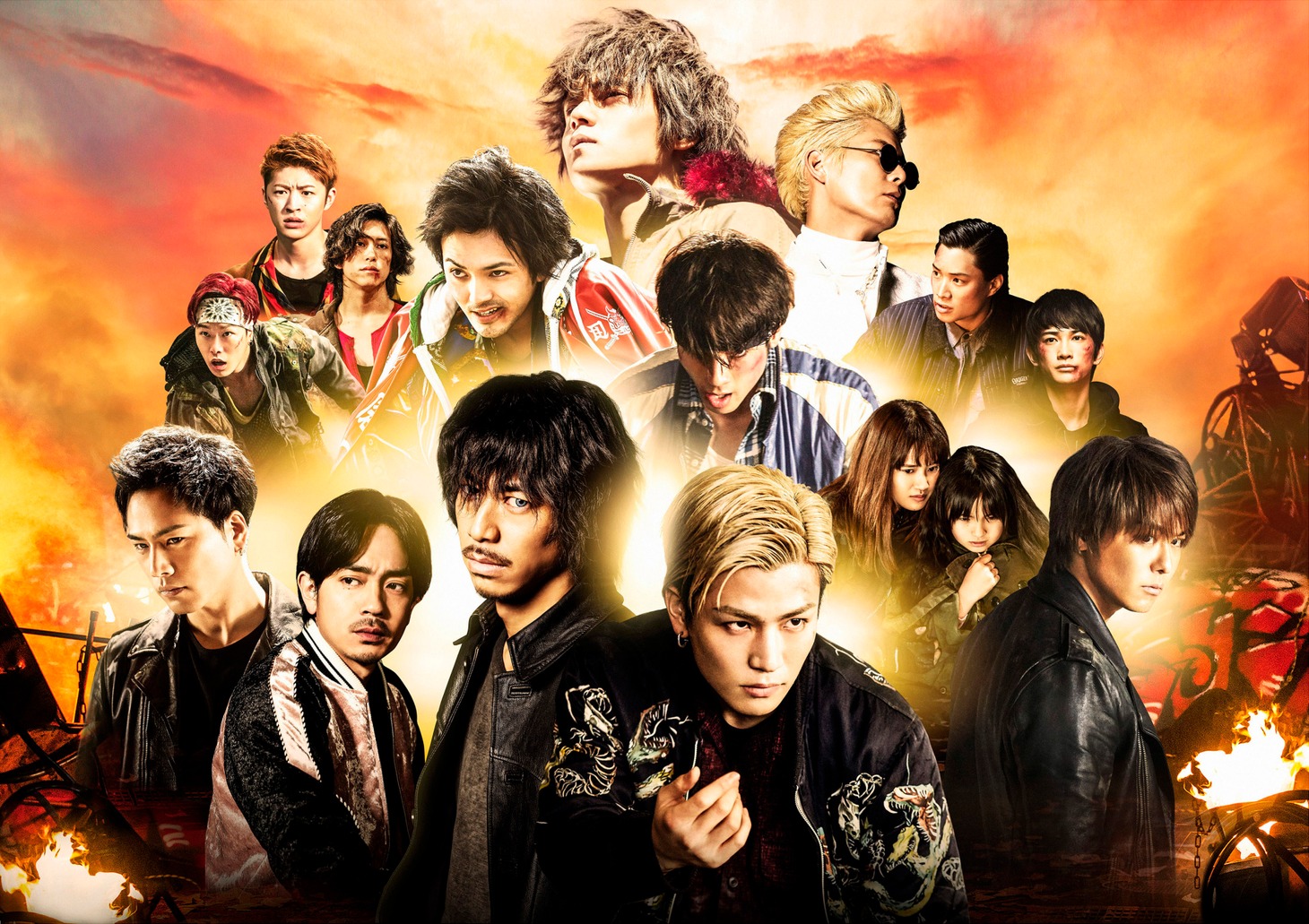 「HiGH&LOW THE MOVIE 3 FINAL MISSION」メインビジュアル (c)2017「HiGH&LOW」製作委員会