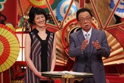 阿部哲子と梅沢富美男。(c)フジテレビ
