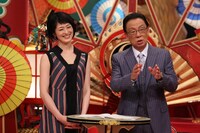 阿部哲子と梅沢富美男。(c)フジテレビ