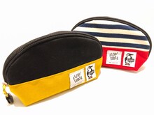 Keishi TanakaとCHUMSのコラボレーションポーチ。