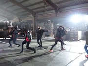 BLACK M!LK「MUKATSUKI」MV撮影の様子。