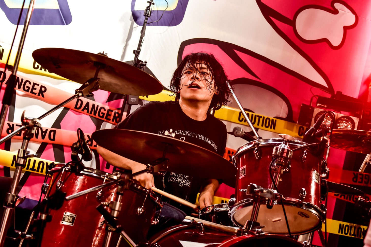 田村夢希（Dr）（撮影：小見山峻）