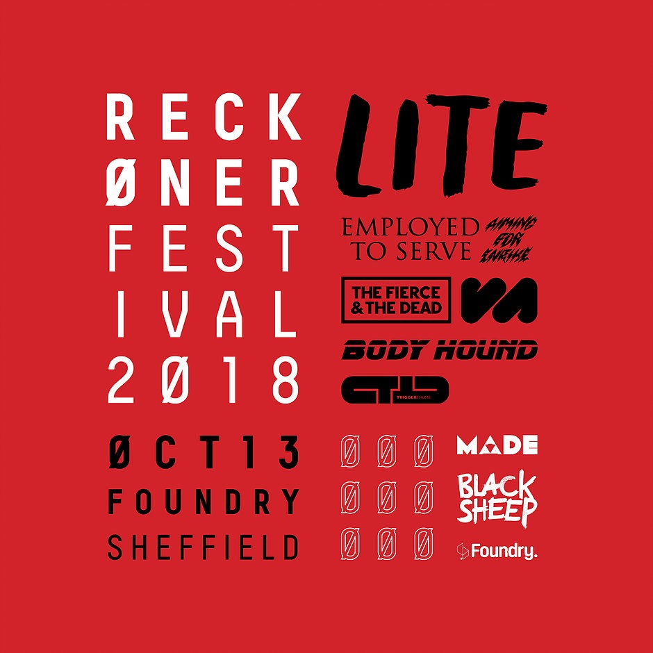 「RECKONER FESTIVAL 2018」告知画像