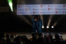 「LOVE in Action Meeting(LIVE)」BiSHのライブの様子。