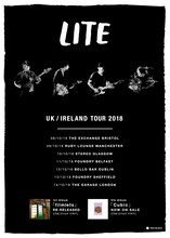 LITE「UK / IRELAND TOUR 2018」告知画像