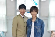 左から山下健二郎、岩田剛典。  (c)NTV