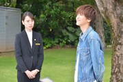 日本テレビ「崖っぷちホテル！」最終回より、桜井佐那、宇海直哉。  (c)NTV