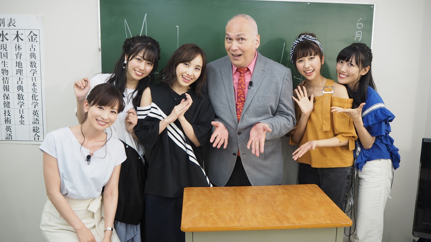 CSテレ朝チャンネル1「『ミュゼ・ドゥ・ももクロ』アート箱推しSP」出演者。(c)テレビ朝日