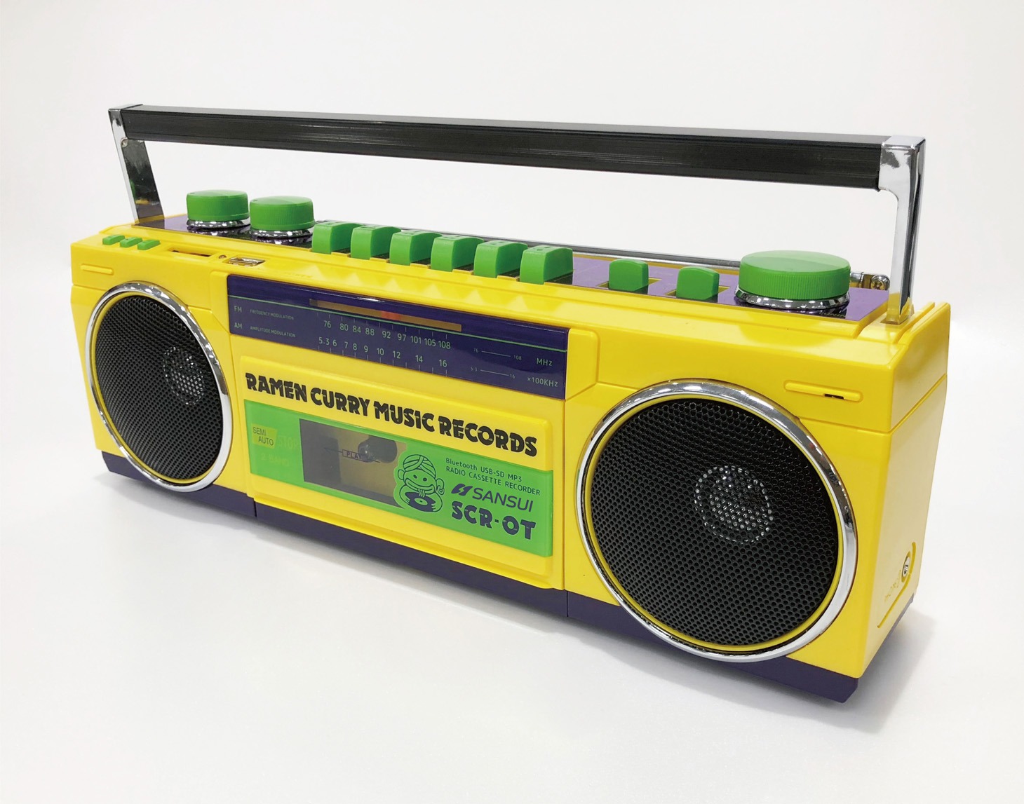 「RCMRラジカセ SCR-OT」デザイン