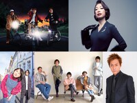 「PEANUTS CAMP 2018」出演アーティスト第3弾ビジュアル。左上から時計回りにスチャダラパー、野宮真貴、ヒロシ、wacci、コアラモード.。