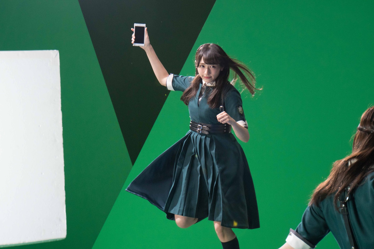 「LINE Pay 10円ピンポン篇」テレビCMメイキングより。