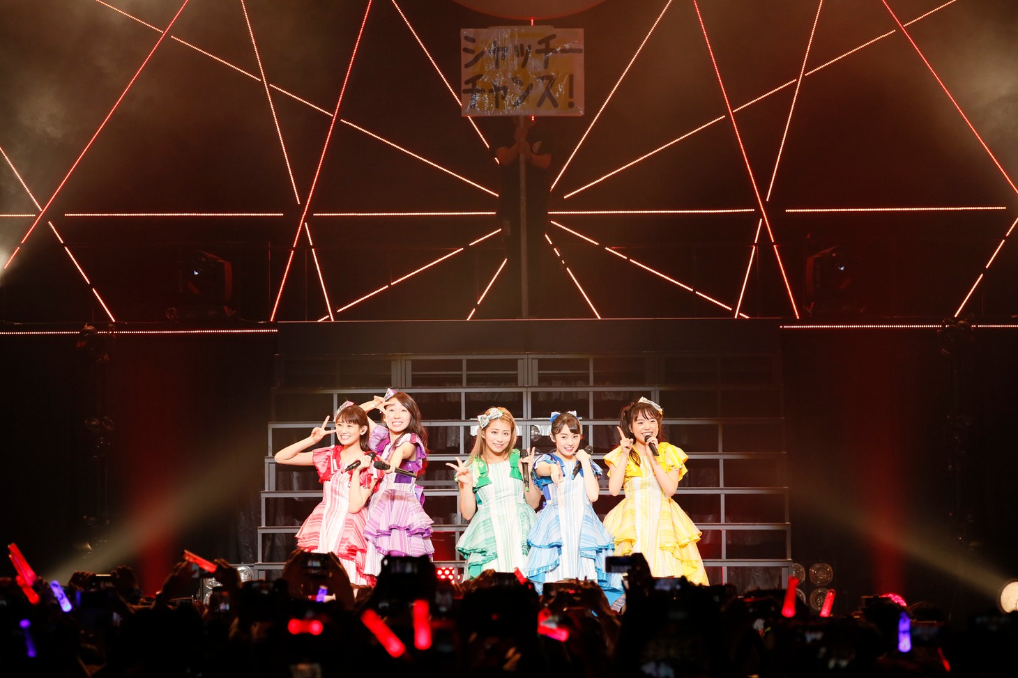 「チームしゃちほこ SPRING TOUR 2018～日本中でJUMP MAN！？幸せの使者は君だッ！～」東京・Zepp Tokyoの様子。（撮影：石井亜希）