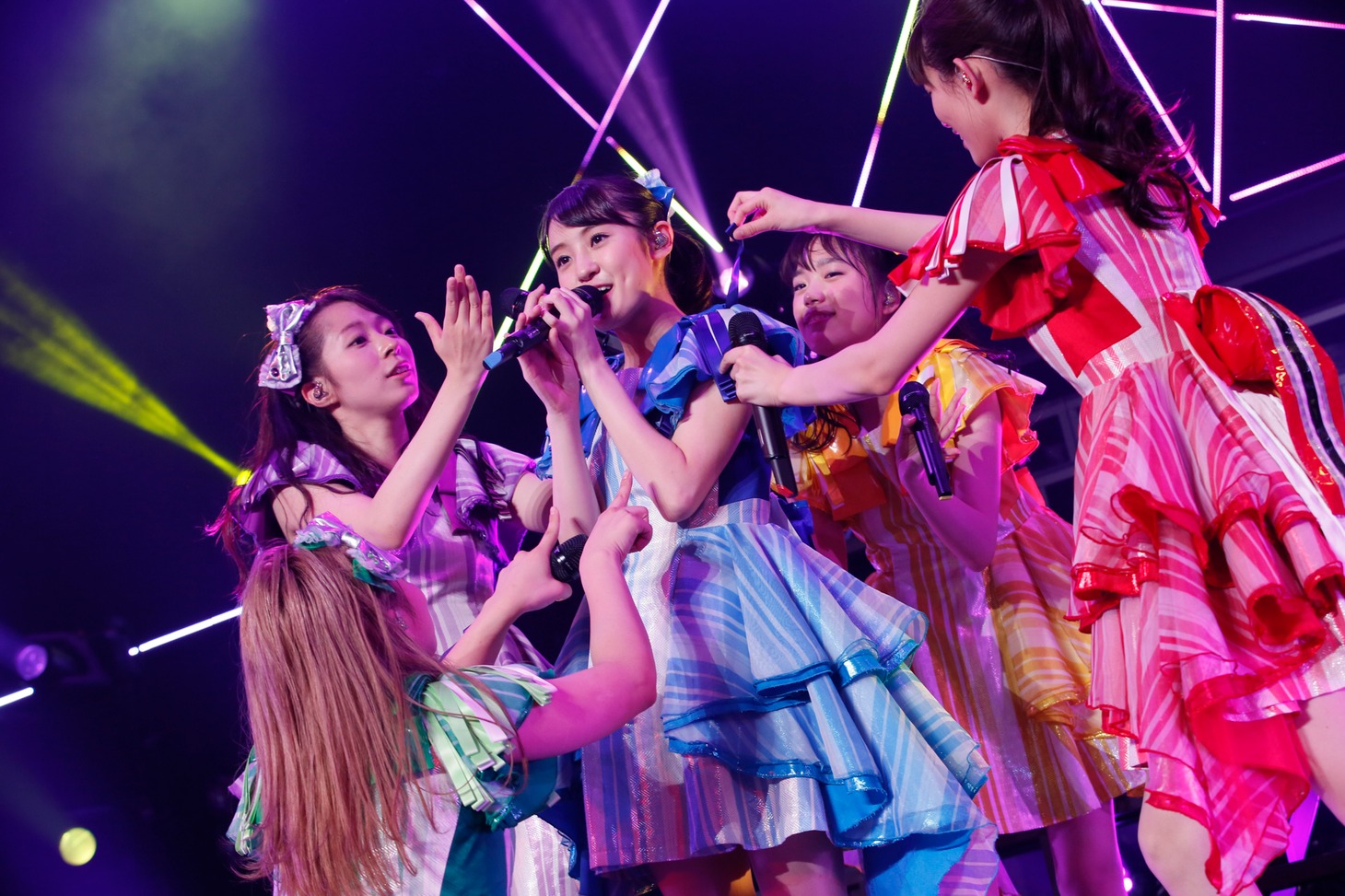 「チームしゃちほこ SPRING TOUR 2018～日本中でJUMP MAN！？幸せの使者は君だッ！～」東京・Zepp Tokyoの様子。（撮影：石井亜希）