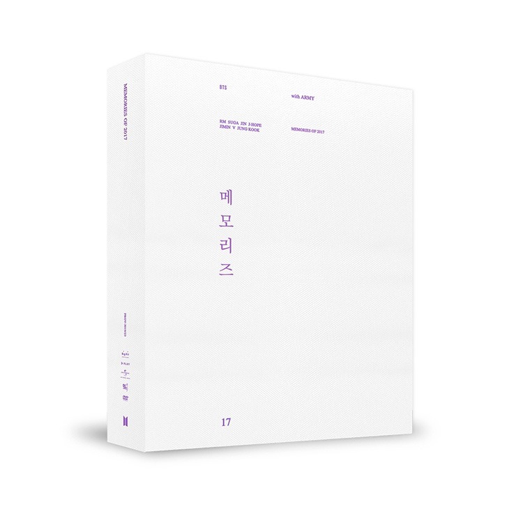 BTS（防弾少年団）「BTS MEMORIES OF 2017」パッケージデザイン (p)&(c) 2018 Big Hit Entertainment & PLAY COMPANY Corp. All Rights Reserved.
