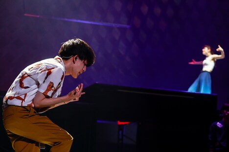 島田翼(手前)(撮影:笹森健一)