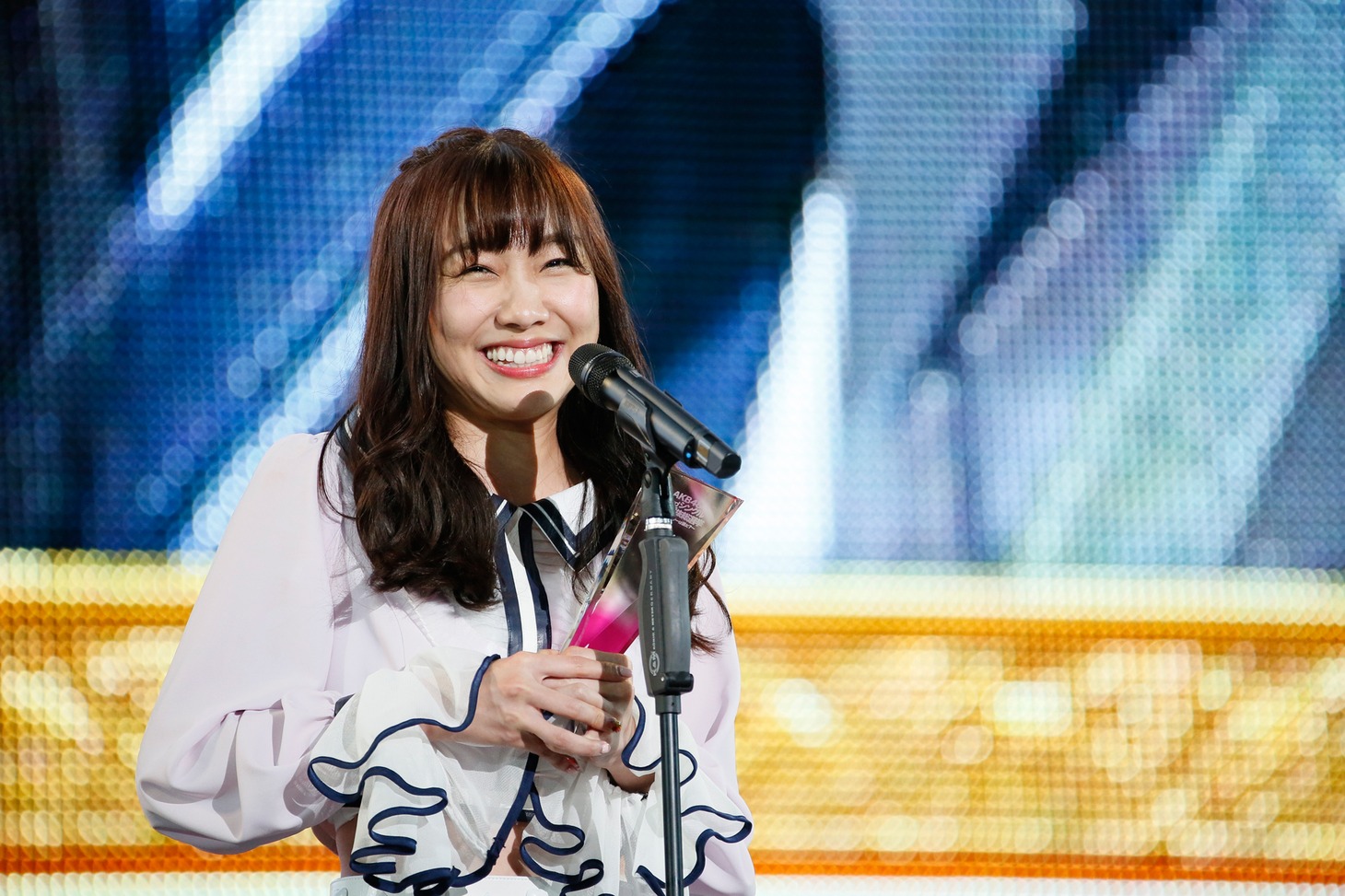 「AKB48 53rdシングル 世界選抜総選挙 ～世界のセンターは誰だ？～」2位のSKE48・須田亜香里。(c)AKS (c)TOKYO IDOL FESTIVAL 2018