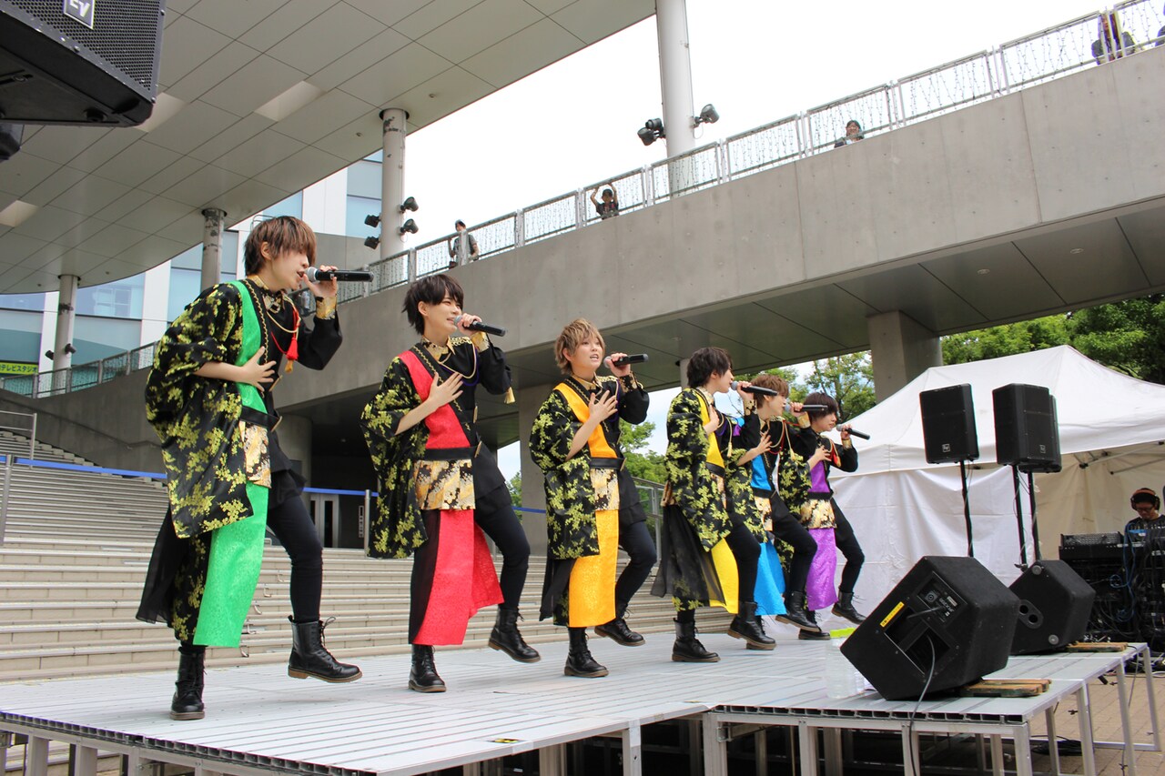 梅雨の晴れ間に届けた歌声、風男塾「君色々移り」イベントツアーお台場で終幕