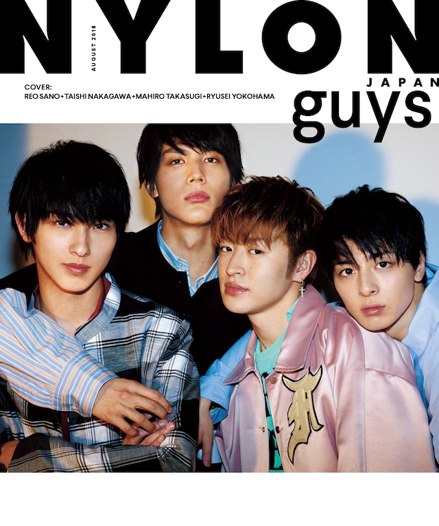 「NYLON guys」8月号バックカバー