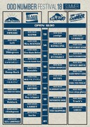 「Odd Number Festival 18 summer」タイムテーブル