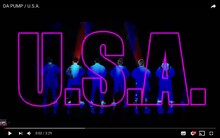 DA PUMP「U.S.A.」ミュージックビデオのワンシーン。